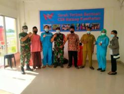 Babinsa Koramil Kendawangan Hadiri Serah Terima Bantuan CSR PT. WHW