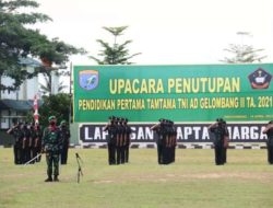 Tutup Dikmata Gel. II TA 2021, Pangdam XII/Tpr : Jadilah Prajurit Tangguh dan Militan