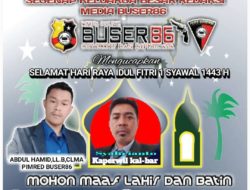 Pimpinan Redaksi Buser86 Dan Kaperwil Kalbar Ucapkan Selamat Hari Raya Idul Fitri 1443 H Tahun 2022