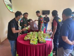 Satgas Pamtas Yonif 645/Gty Kembali Gagalkan Penyelundupan Sabu 27.331 Kg di Jalur Tikus Perbatasan