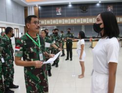 Berlangsung Ketat dan Transparan, Pangdam XII/Tpr Pimpin Sidang Parade Calon Taruna/Taruni Akmil TA 2022