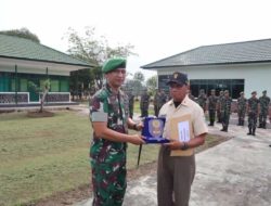 Kodim 1203/Ketapang Gelar Upacara Korp Wisuda Purna Tugas