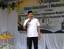 Ketua DPRD Hadiri Peletakan Batu Pertama Pembangunan Masjid Nur Asma’ul Husna