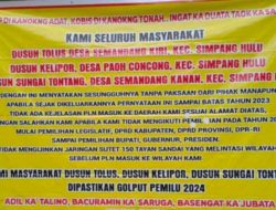 Belum Teraliri Listrik PLN, Warga Dua Kecamatan di Ketapang Ancam Golput Pemilu 2024