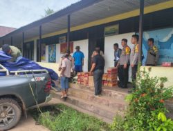 Kapolsek MHS Ipda Meynardus Yudiansah, S.H., M.H. Hadiri. Penyerahan Batuan Sembako