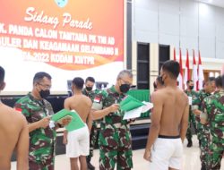 Kasdam XII/Tpr Pimpin Sidang Parade Cata PK TNI AD Gelombang II TA 2022