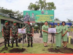 Lanjutkan Kunjungan Kerja di Ketapang, Pangdam XII/Tpr Sambangi Kompi 3 Yonif Mekanis 643/Wns