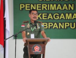 Pangdam XII/Tpr Pimpin Sidang Parade Tingkat Pusat Penerimaan Cata PK Reguler dan Keagamaan Gel. II TA 2022