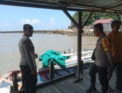 Polsek Pulau Maya Karimata Ground Check Hotspot Karhutla di Desa Satai Lestari Ke.Pulau Maya