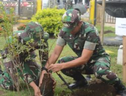 Dandim 1203/Ktp, Mitigasi Banjir di Kompleks Pasar melati