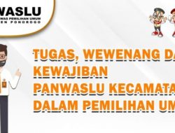 Tugas, Wewenang dan Kewajiban Panwascam dalam Pemilihan Umum