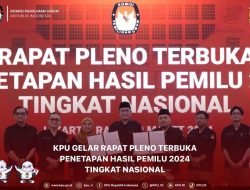 KPU menggelar Rapat Pleno Terbuka Penetapan Hasil Pemilu 2024 Tingkat Nasional