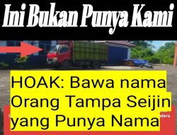 Tanpa konfirmasi kepada yang punya nama itu berita Opini cerita Tampa dasar kok bawa nama orang main-main Tulis