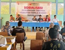 Wakili Danramil, Batuud Koramil Sandai Hadiri Sosialisasi Pengawasan Tahapan Pemilihan Kepala Daerah Tahun 2024 Di Wilayah.