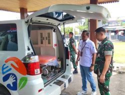 Kodim 1203/Ktp Terima Bantuan Mobil Ambulance Dari BRI Ketapang