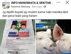 Akun Facebook Robertus Mamang. diduga Melakukan Ujaran Kebencian Terhadap Agama Islam.